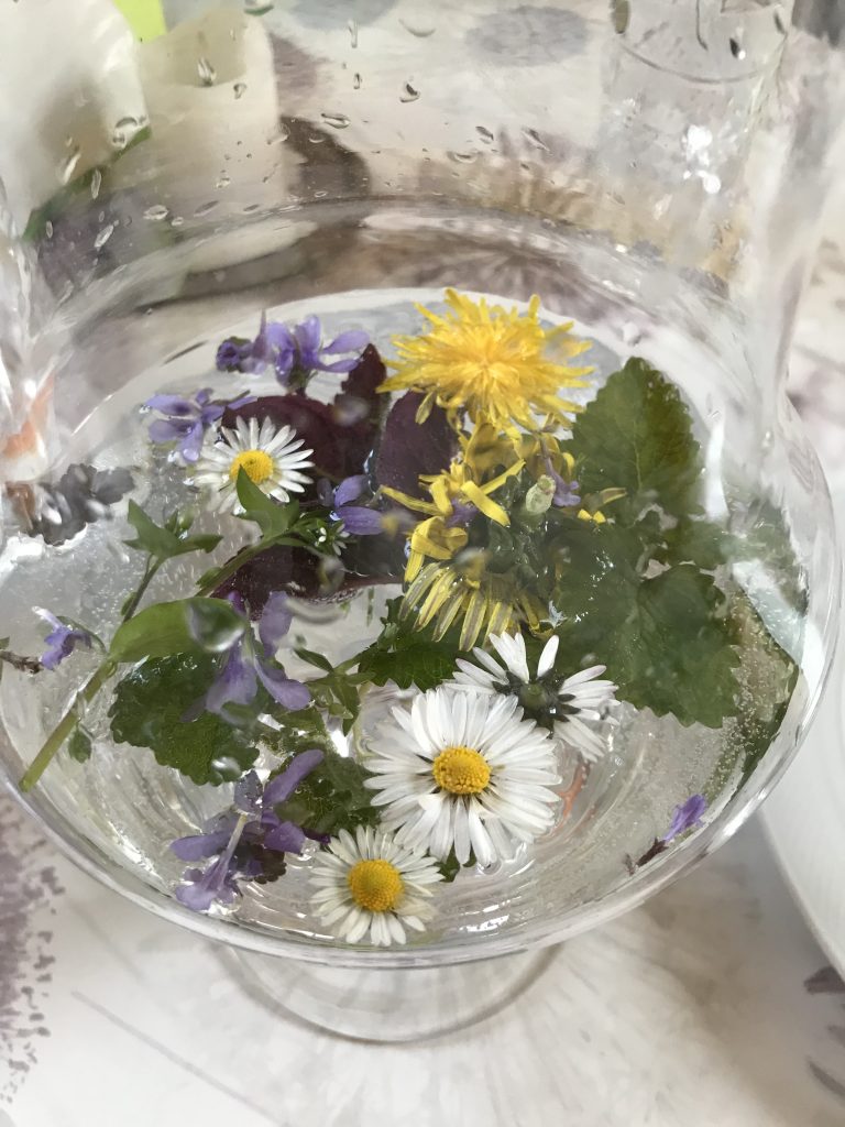 Aromatisiertes Wasser mit Gundermann