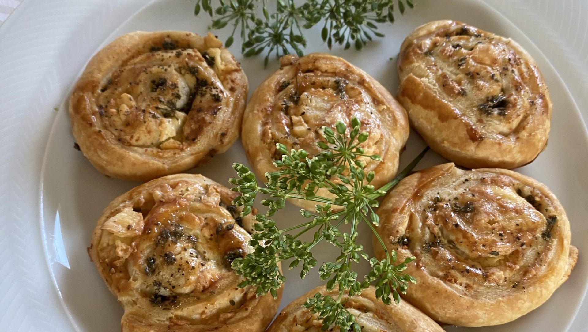 Blätterteigschnecken Gierschsamen